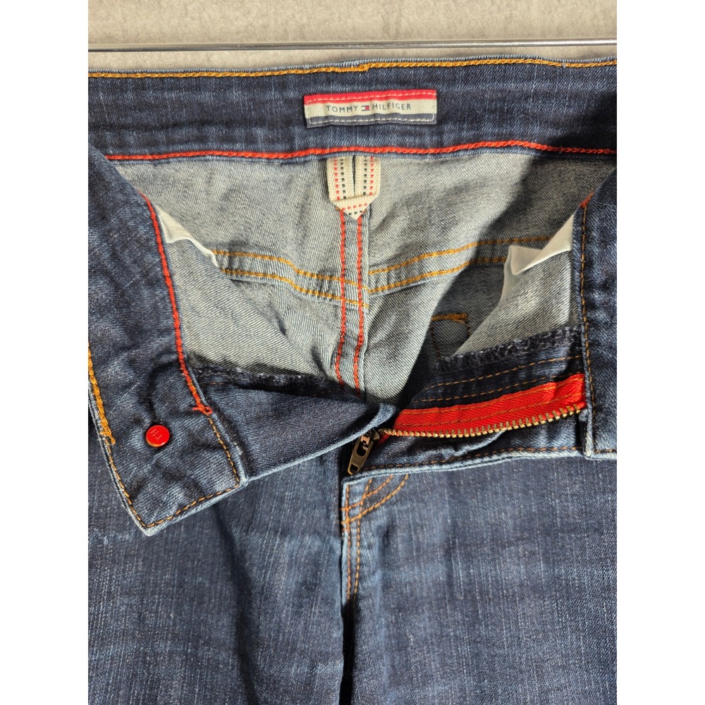 Tommy Hilfiger Skinny Jeans Womens 8R Blue Dark Wash Denim Stretch Zip Fly